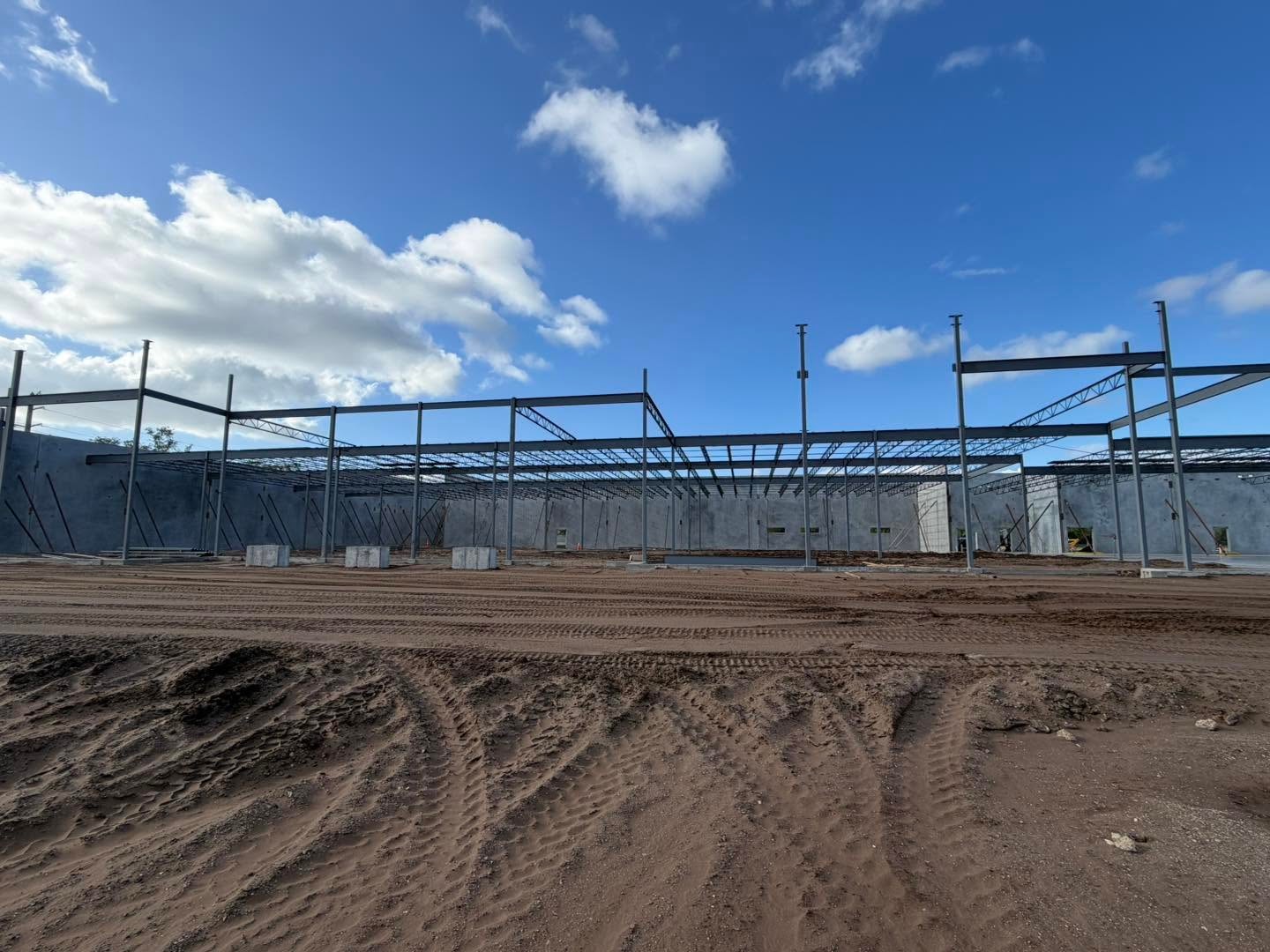Elite Steel Erectors steel frame construction exterior